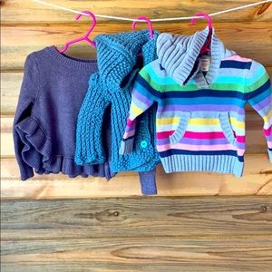Toddler Girl Sweater Lot 🍁🍂